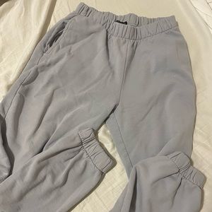 brandy melville john galt light blue rosa sweatpants